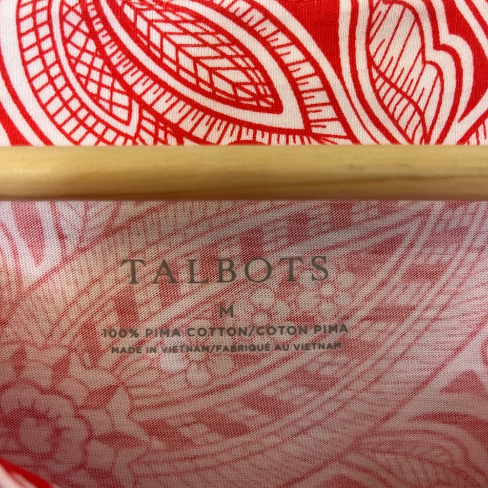 Talbots Floral T-Shirt - Picture 2 of 2